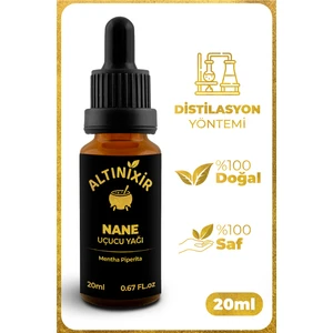 %100 Saf Ve Doğal Nane Yağı 20Ml