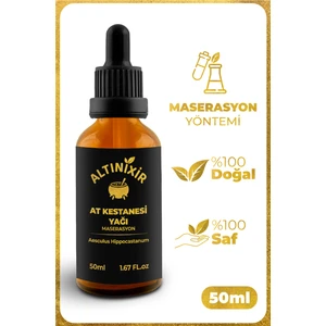 %100 Saf At Kestanesi Yağı 50Ml