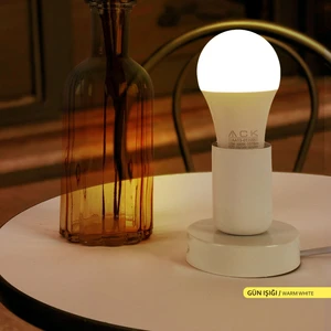 9W 6'lı LED Ampul - Günışığı