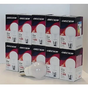 9W Led Ampul 10'lu Paket Günışığı