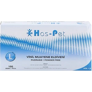 Vinil Pudrasız Eldiven L 100'lü