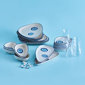 Nazar 24 Parça 6 Kişilik Kahvaltı Takımı