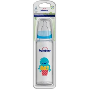 B019 Düz Pp Biberon 250 ml Mavi