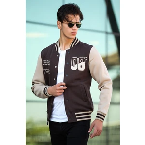 Erkek 08 Kolej Ceket Regular Fit-Bej-Kahve