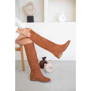 Millennium Kadın Düz Taba Süet Çizme