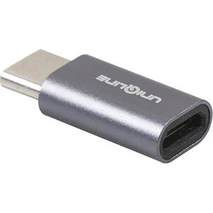 UN-OT30 Gümüş Metal Gövde Microusb 5pin F To Type C M Çevirici