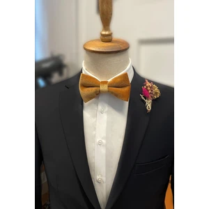 Hardal Kadife Düz Papyon P1705