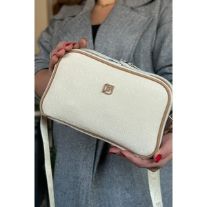 Just Polo Kadın Siyah 5 Bölmeli Ayarlanabilir Uzun Askılı Omuz Çantası Postacı Çantası 6 Bölmeli 28 X18 cm 4023-GD