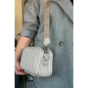 Just Polo Kadın Siyah 5 Bölmeli Ayarlanabilir Uzun Askılı Omuz Çantası Postacı Çantası 6 Bölmeli 28 X18 cm 4023-GD