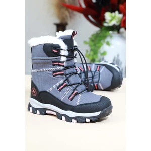 1475 Anatomik Tabanlı Çocuk Kar Botu - NKT01475-GRI-31