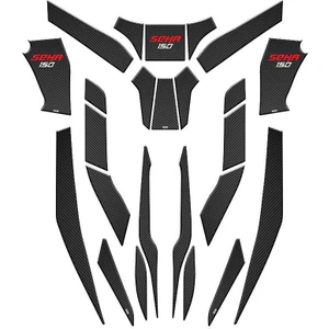 Kanuni Seha 150 2022 - 2024 Uyumlu 24 Parça Tank Pad Set 002