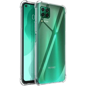 Huawei P40 Lite Shock Absorbing Darbe Emicili Şeffaf Silikon Kılıf