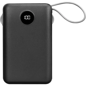 P102 10000MAH Prm 2*usb+Type-C+Micro+Lightning Siyah LCD Taşınabilir Pil Şarj Cihazı Powerban