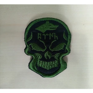 ŞAFAK25 Kurukafa Nakış Işleme Arma Patch Peç Kumaş