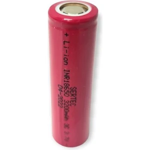 18650 3.7V 3200MAH 3c Lion Şarjlı Pil Başlıklı - 1ADET