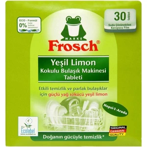 Yeşil 'limon Kokulu Bulaşık Makinesi Tableti