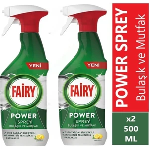Power Sprey 3’ü 1 Arada Bulaşık ve Mutfak 500   ml x 2 Adet FPS500 mlX2AD