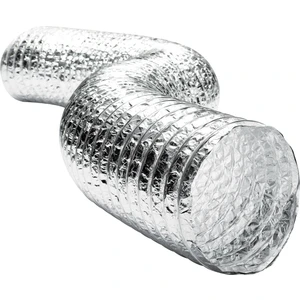 ASFLEXS Aluas Ø203 mm Alüminyum Flexible Hava Kanalı Esnek Boru 10 Mt