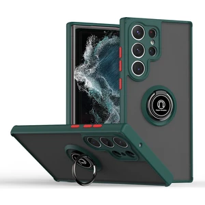 Shin-Wo Galaxy S23 Ultra Için Telefon Kılıfı [düşmeye Karşı Koruma] Araba Manyetik Halka Tutuculu (Yurt Dışından)