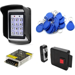 P200 RFID Şifreli Kapı Kilidi + Dış Mekan Apartman Otomatı