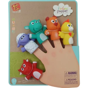 Finger Puppet 5 Hayvanlı Parmak Kuklası Oyuncak Parmak Kuklası