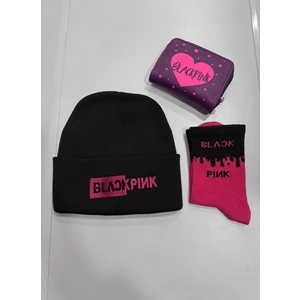 GC GÖKHAN CLUB Blackpink Bere Çorap Cüzdan Kombin