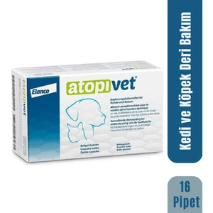 Elanco-Atopivet Spot-On Kedi Veköpekleriçinderi Bakımürünü (16 Pipet)