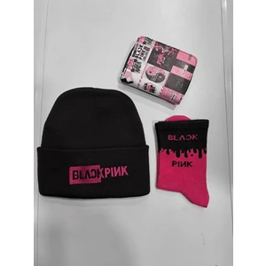 GC GÖKHAN CLUB Blackpink Bere Çorap Cüzdan Kombin