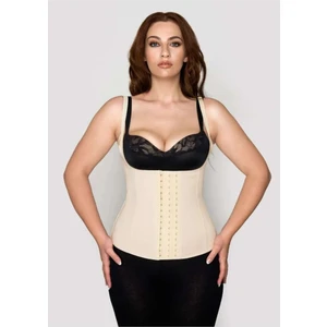 Askılı Latex Göbek Korse Extra Double Korse Siyah Renk
