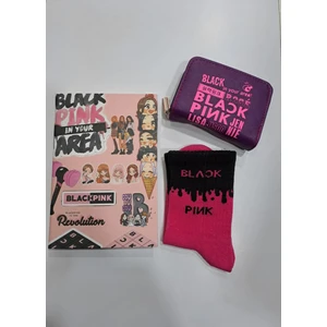 GC GÖKHAN CLUB Blackpink Defter Çorap Cüzdan