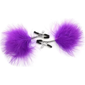 Odinsshop Bdsm Tüylü Göğüs Ucu Kelepçesi