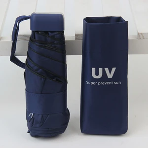 Shanxiu Store Tatil Partisi Hediyesi Için Taşınabilir Mini Şemsiye Çift Kullanımlı Mini Ultra Işık Katlanır Şemsiye (Yurt Dışından)