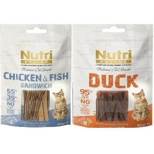 Nutri Feline %95 Et Içeren Tahılsız 2 Çeşit Ödül Maması