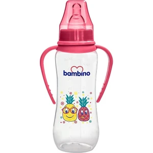 B066 Pp Kulplu Biberon 250 ml Kırmızı