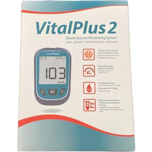 Vital Plus Kan Şekeri Ölçüm Cihazı