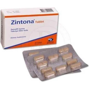 Zintona Zencefil İçeren Takviye Edici Gıda 20 Tablet