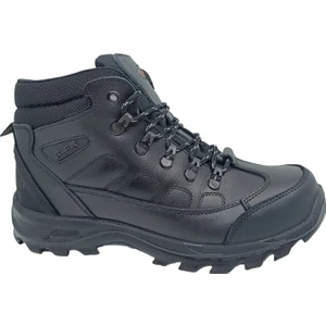 5538 Unisex Siyah Hakiki Deri Su Geçirmez Watertight Bot