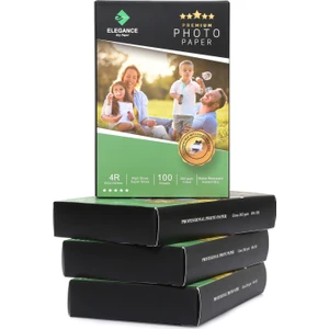 4r 10X15 cm Glossy 260GSM 400ADET Fotoğraf Kağıdı 4 Lü