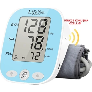 Life Net Medikal Türkçe Konuşan Kol Tipi Dijital Tansiyon Aleti