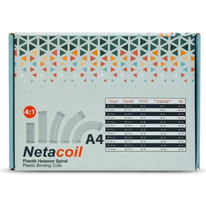 16 mm 4:1 Pvc Helezon Spiral Şeffaf 100 adet