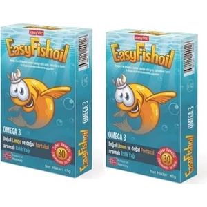 EasyFishoil Omega 3 Balık Yağı 30 Jel Tablet X2 Adet