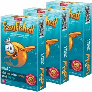 EasyFishoil Omega 3 Balık Yağı 30 Jel Tablet X 3 Adet