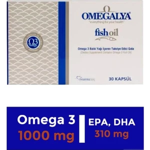 Omegalya Fishoil 30 Kapsül