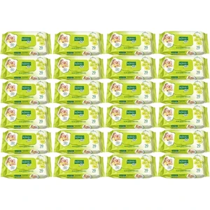 Soft Islak Havlu Mendil 70 Yaprak (24 'lü Set) 1680 Yaprak Plastik Kapaklı