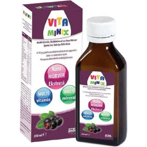 Edis Pharma Vitaminix Kara Mürver Multivitamin Multimineral Şurubu 150 Ml