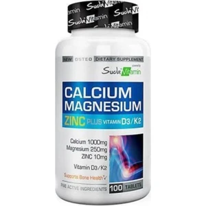 Suda Vitamin Calcium Magnesium Zinc D3k2 100 Tablet