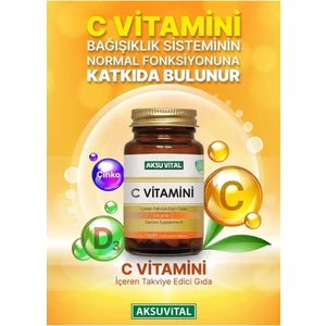Aksu Vital C Vitamini 1250 Mg 60 Tablet
