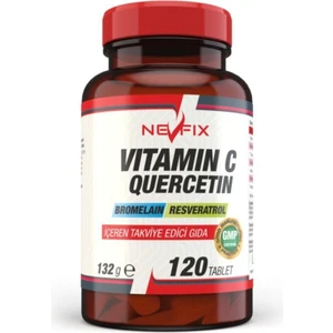 Vitamin C 120 Tablet Resveratrol Kuşburnu Aserola Kuarsetin