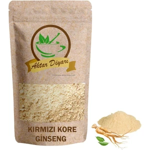 Aktar Diyarı Kırmızı Kore Ginseng Toz Panax Ginseng 10 gr