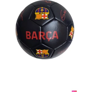 Lisanslı Tam Kadro Imzalı Barça  Fc Barcelona 4 Astarlı El Dikişli 400 gr Futbol Topu No:5 Tüm Zemin